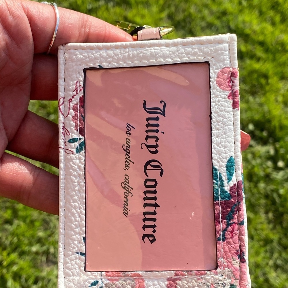 - JUICY COUTURE white and pink lanyard , NWT - Picture 3 of 11